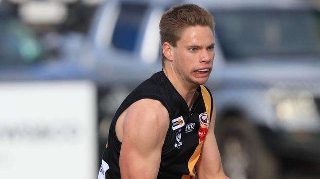 Callum Hetherington kicked four goals and nearly won them the match, but was inaccurate in front of goal. Picture: Mark Wilson