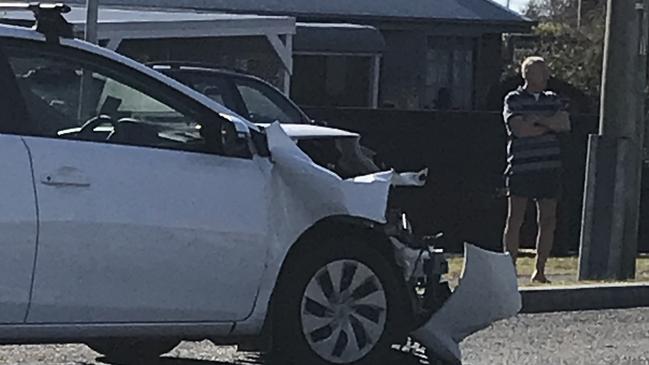 A man has been arrested after a rampage which destroyed the two cars in Port Sorell.