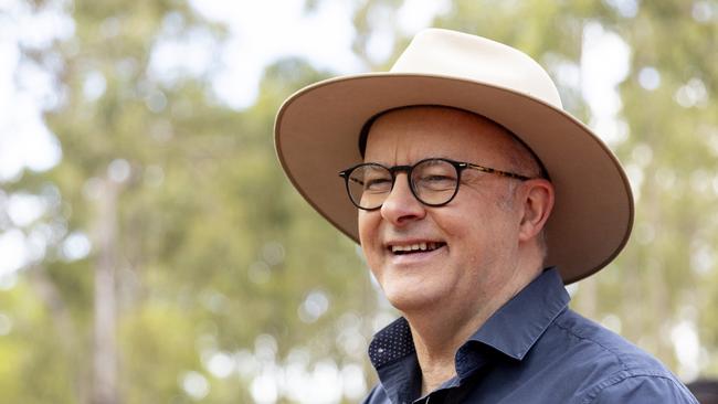 Anthony Albanese at the 2024 Garma Festival on Saturday. Picture: Teagan Glenane / YYF