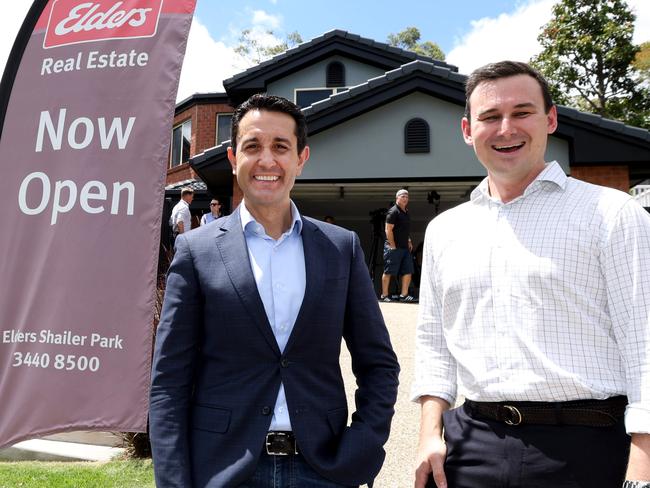 SHAILER PARK AUSTRALIA Saturday 7th December 2024 - Queensland Premier David Crisafulli and Minister for Housing Sam OÃConnor announcing changes to first hoe ownership and rent a room at an Open House in Shailer Park  Picture David Clark