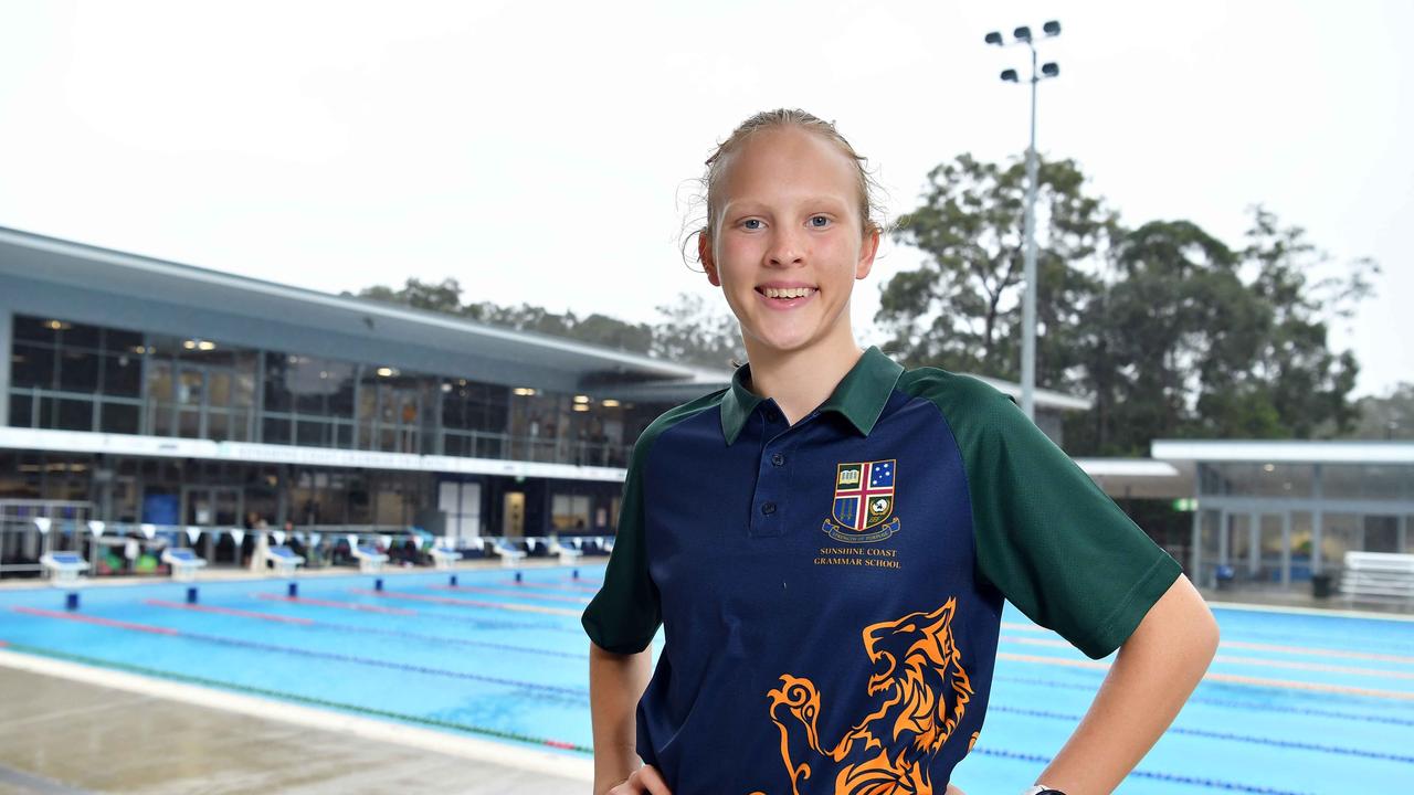 Rising Sunshine Coast sporting talent Grace Brimelow will compete at the 2024 Paralympic Games. Picture: Patrick Woods.