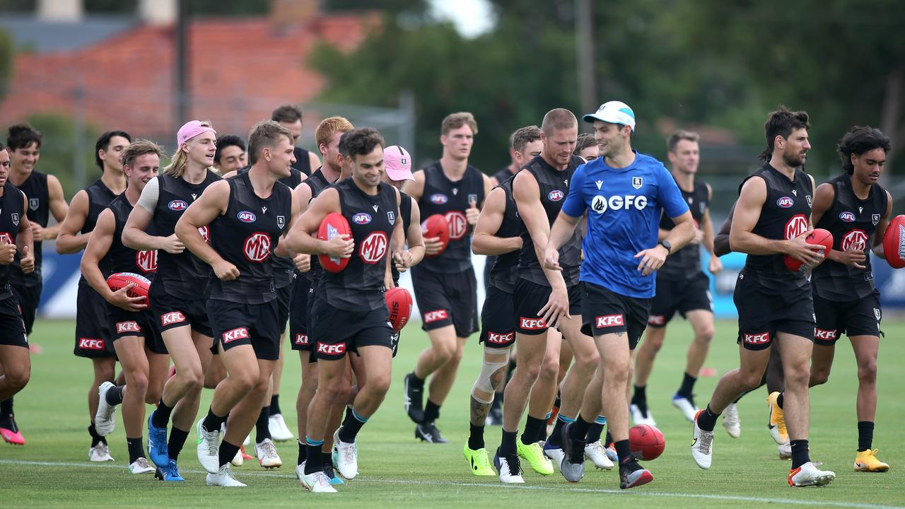 Port Adelaide and the Crows could be disadvantaged in 2022. Picture: Dean Martin