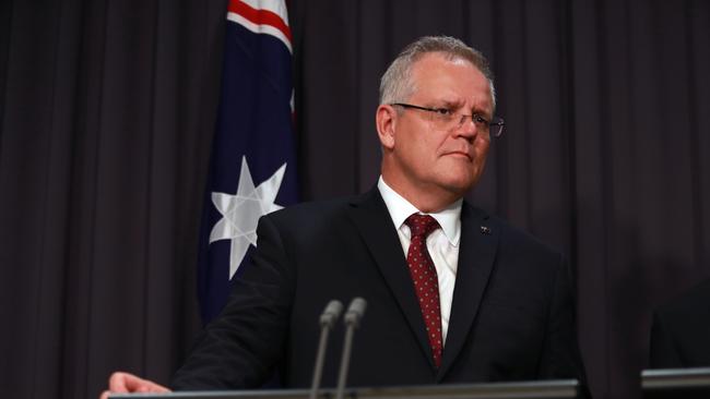 Prime Minister Scott Morrison has asked for the possibility of a national state of emergency to be examined by a bushfire royal commission. Picture Gary Ramage