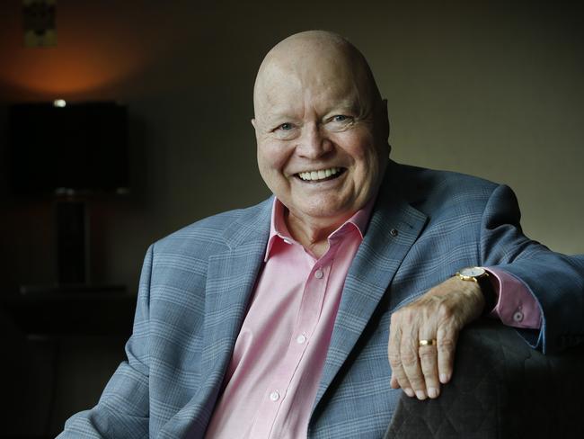 Bert Newton on his 80th birthday. Picture: David Caird