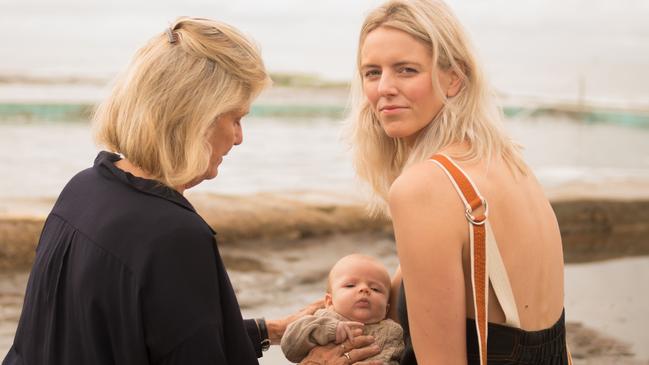 Victoria Macarthur-Stanham with her mother Edwina and baby girl Indigo. All three carry a gene for long QT syndrome which can cause sudden heart attack