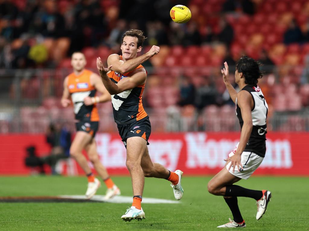 Jack Buckley in his return against the Power last week. Picture: Cameron Spencer/Getty Images