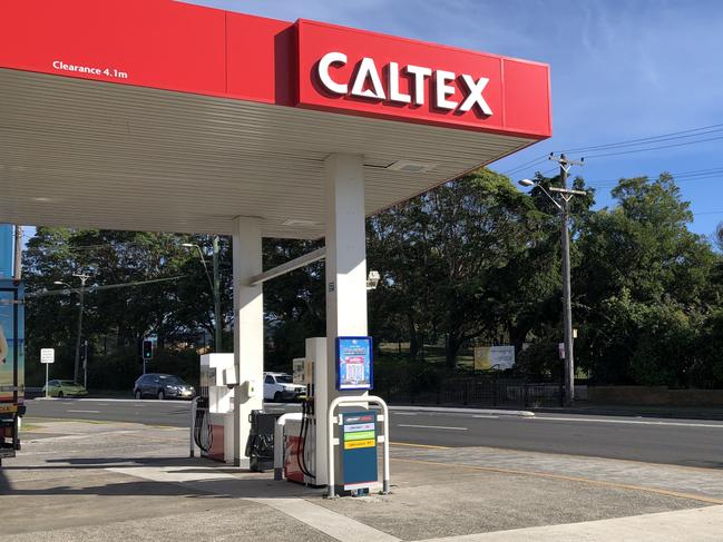 Caltex service station Wollongong