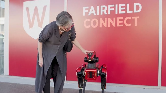 The Fairfield Connect study hub as seen in a Western Sydney University promotional video in February 2024. Picture: Supplied/YouTube