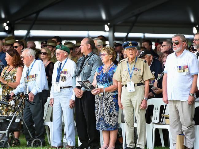 75th Bombing of Darwin Memorial Service, Bicentennial Park, The Esplanade........ Diggers