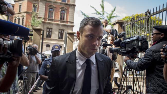 Oscar Pistorius is concerned for his safety. (Photo by Charlie Shoemaker/Getty Images)