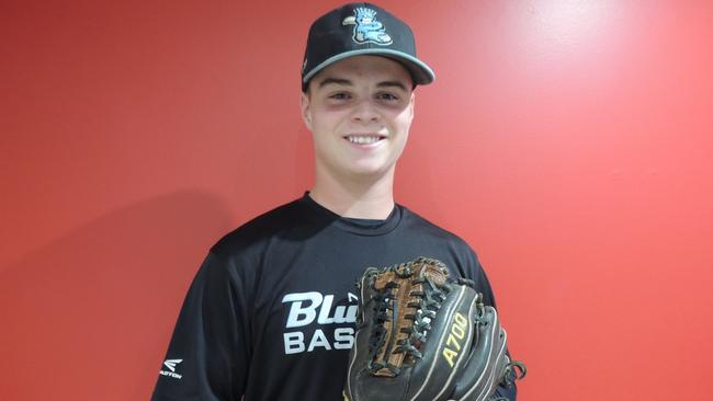 Baulkham Hills' Liam McCallum received the U16 Pitching Award at the conclusion of the Baseball Australia National Youth Championships in January.