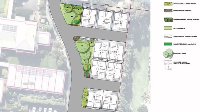 Planning application designs for nine new units at Ingenia Gardens in St Albans Park. Picture: Planning documents