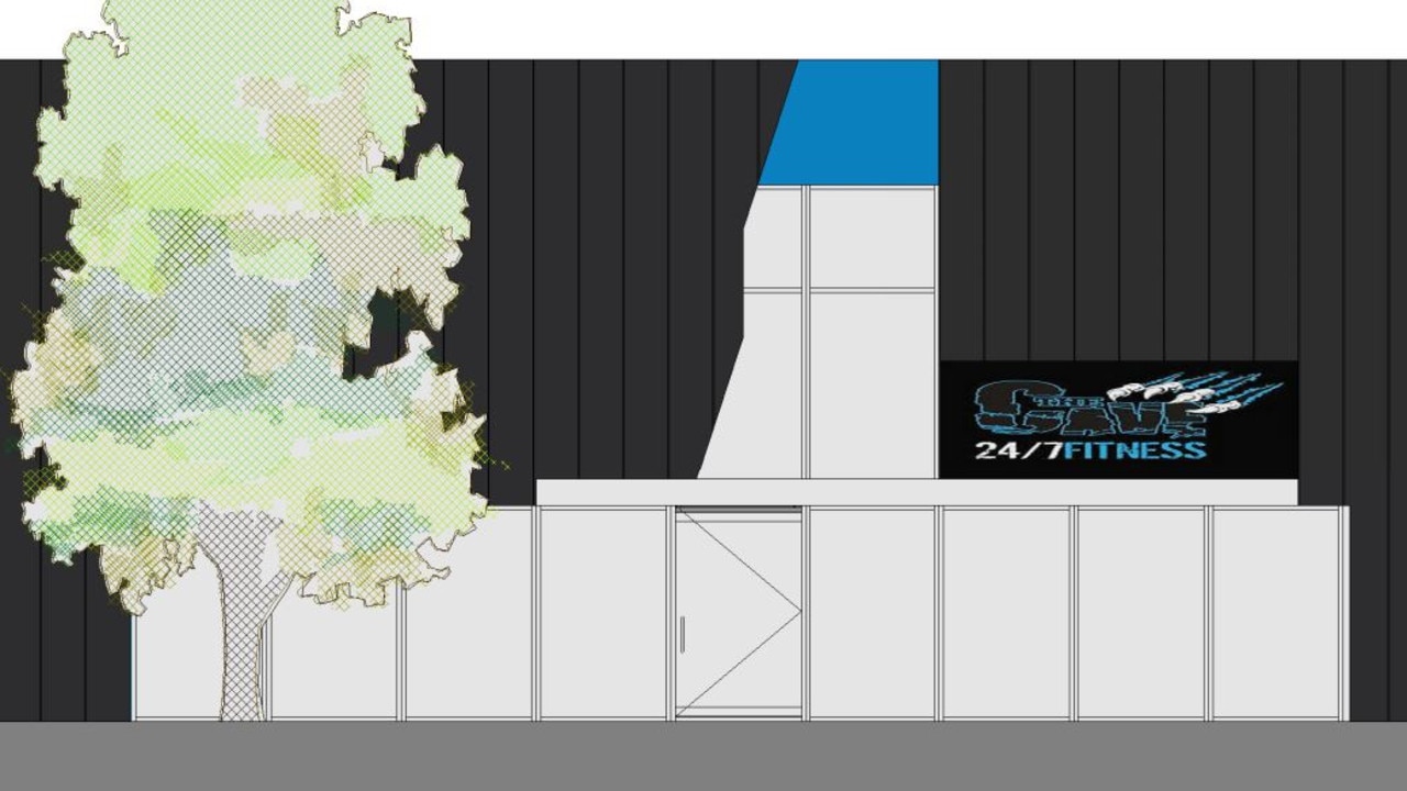 Concept art for a new 24/7 gym, planned for a piece of land on Stephen St in South Toowoomba.