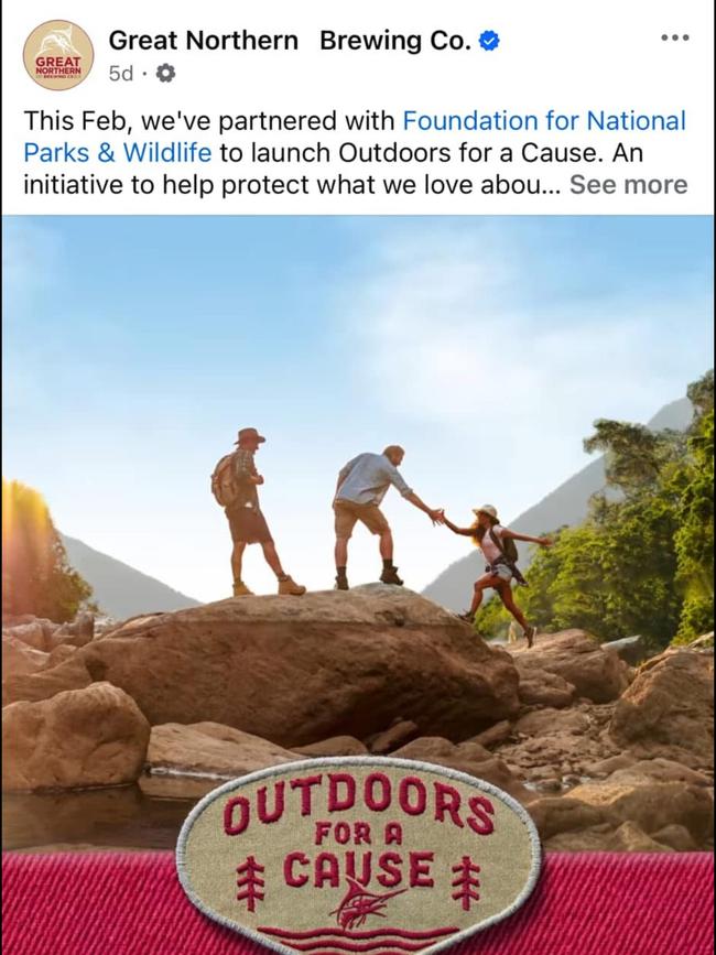 The campaign aimed to raise money to buy and protect land to add to national parks in support of the non-profit organisation Foundation for National Parks and Wildlife. Picture: Facebook/4wd TV.