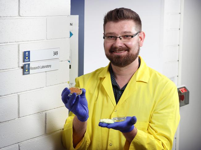 Flinders University Professor Justin Chalker. Picture: Dylan Coker