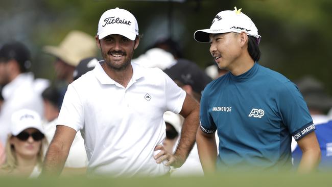 Lee’s good mate Curtis Luck says he often has to tell him to ‘shut up’ when he is playing games. Picture: Getty Images