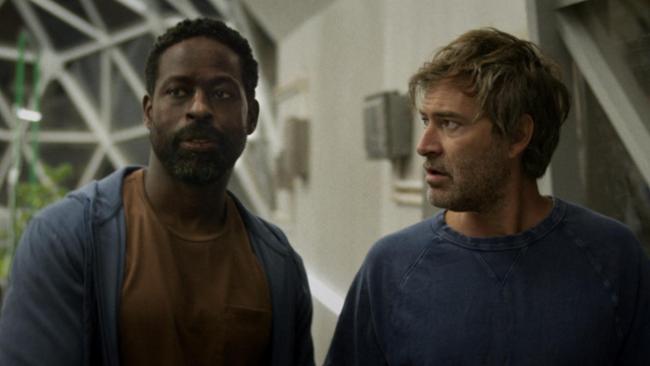 Sterling K Brown and Mark Duplass in Biosphere