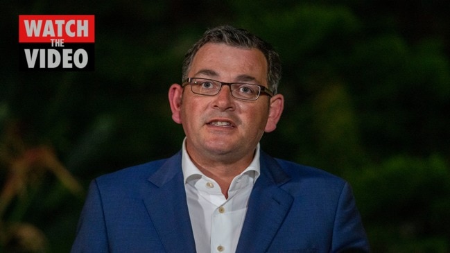 Daniel Andrews: "I am confident we've got this in good time"