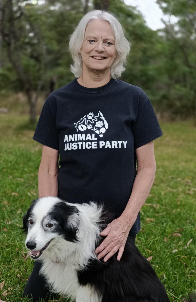 Animal Justice Party candidate Sheila Millgate