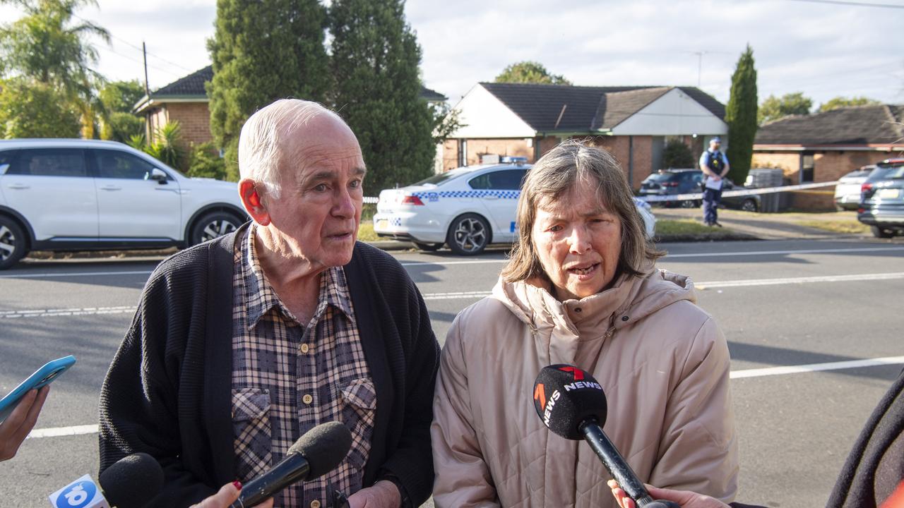 Lalor Park residents Graham and Elizabeth Cocks say the community is rattled. Picture: NewsWire / Simon Bullard