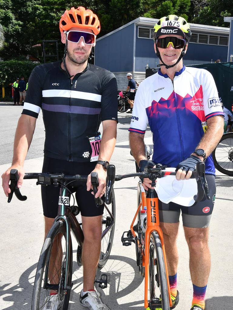 Tour de Brisbane. Sunday April 14, 2024. Picture, John Gass