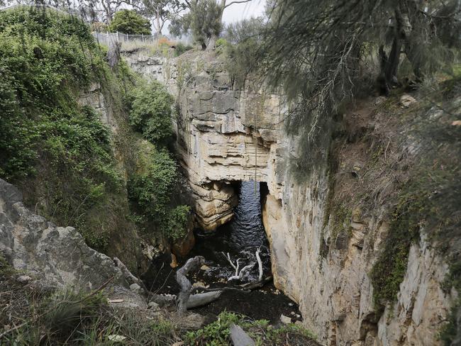 The Blackmans Bay Blowhole. Picture: MATHEW FARRELL