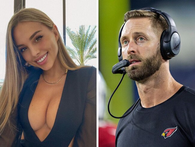 Kliff Kingsbury in hell as GF lives it up