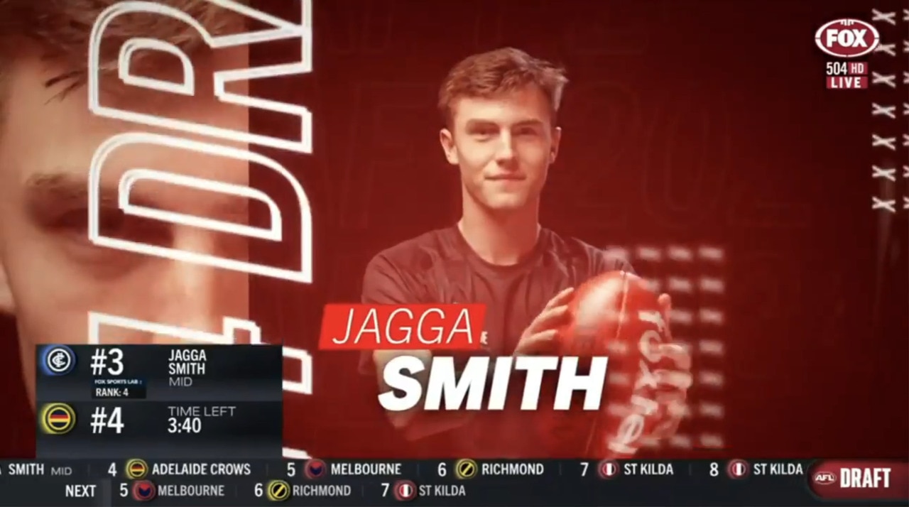 Jagga Smith | Pick 3 to Carlton