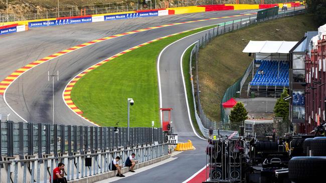 The iconic Spa-Francorchamps circuit in Spa, Belgium could soon be gone from the F1 calendar. (Photo by Remko de Waal / ANP / AFP)