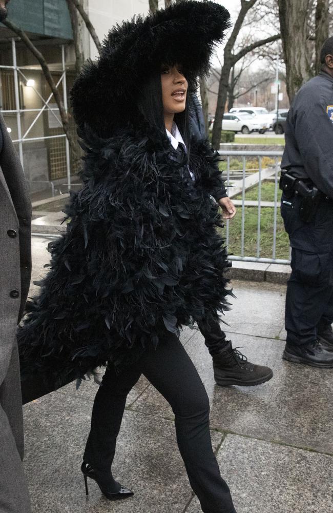 Casual court attire. Picture: AP Photo/Mark Lennihan