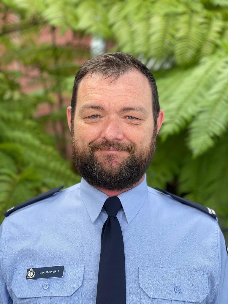 Christopher graduating as a Queensland Corrective Services officer.