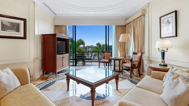 This penthouse in the former Palazzo Versace is for sale.