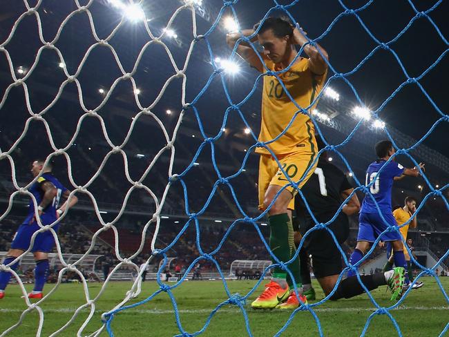 The Socceroos’ inability to beat Thailand in Bangkok was telling.