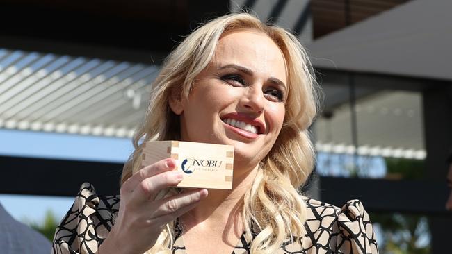 Her involvement included a Sake Ceremony as part of the opening of Nobu by the Beach within Atlantis The Royal. Picture: Francois Nel/Getty Images