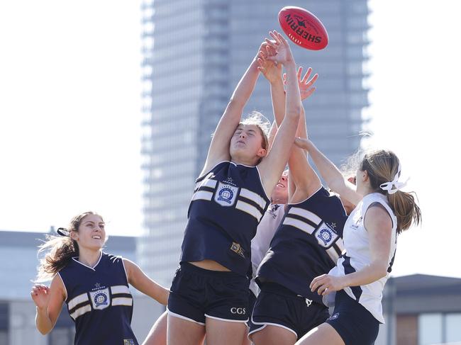 For years, girls playing traditionally male sports at co-educational schools have battled to get equal access to coaches, ovals, support staff and facilities. Picture: Getty Images