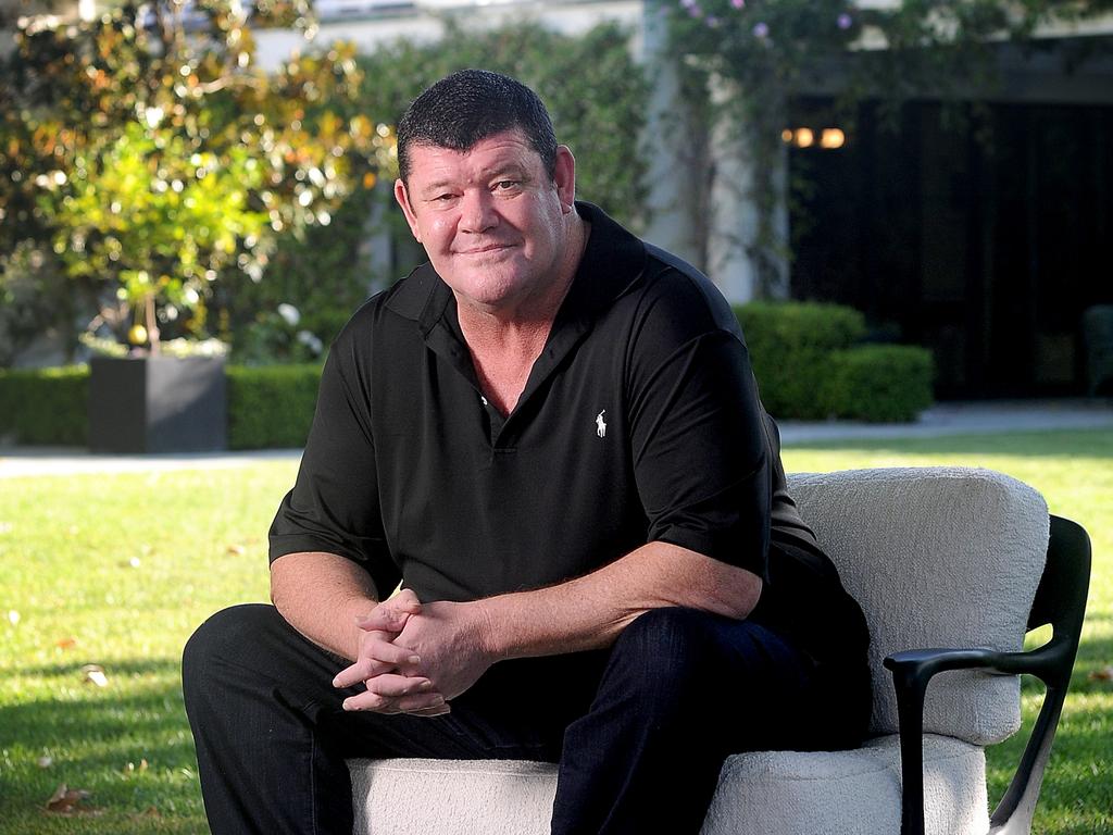 James Packer at home in his Beverly Hills home in California. Picture: Rayner/Coleman-Rayner