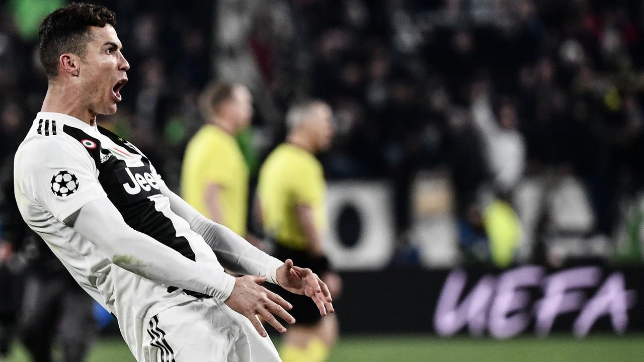 Cristiano Ronaldo fined for celebration, ban, Champions League, Juventus, Diego Simeone