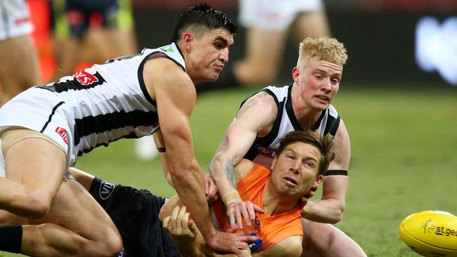 Toby Greene was a clear standout against the Magpies? Picture: AAP Images