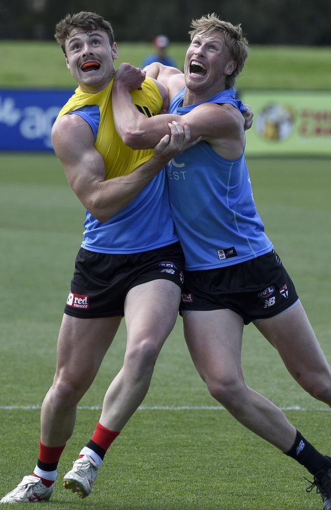 Harry Boyd, left, could be the SuperCoach bargain in 2025. Picture: Andrew Henshaw