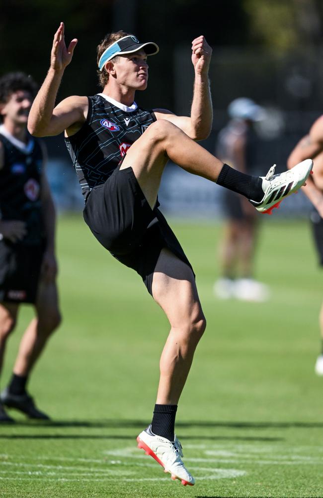 Mitch Georgiades will return to the Power side on Friday night. Picture: Mark Brake/Getty Images