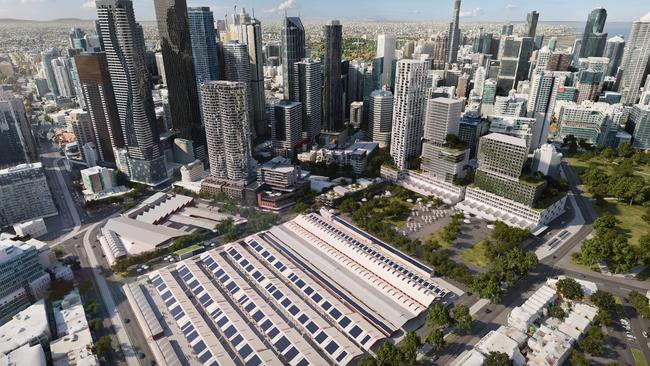 Image of proposed redevelopment of Queen Victoria Market