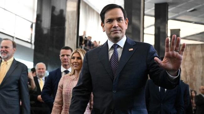 US Secretary of State Marco Rubio took to X to issue the threats to Afghanistan’s leaders. Picture: AFP