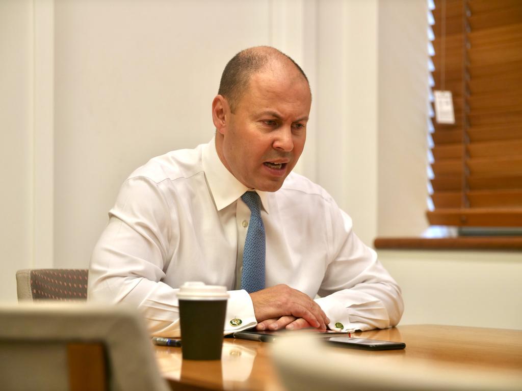Treasurer Josh Frydenberg is expected to hold further discussions with Facebook founder Mark Zuckerberg this weekend in an attempt to resolve the blocking of Australian news content. Picture: PMO via NCA NewsWire