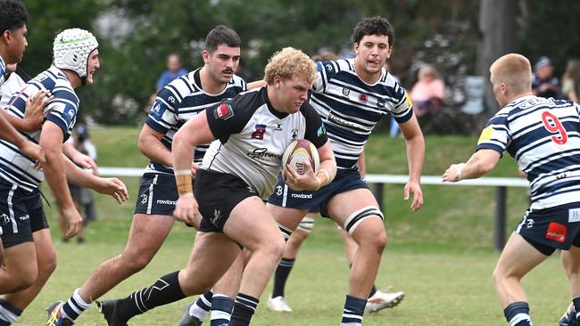 Souths player Slater Galloway Club rugby colts 1 between Brothers and Souths. Saturday April 20, 2024. Picture, John Gass