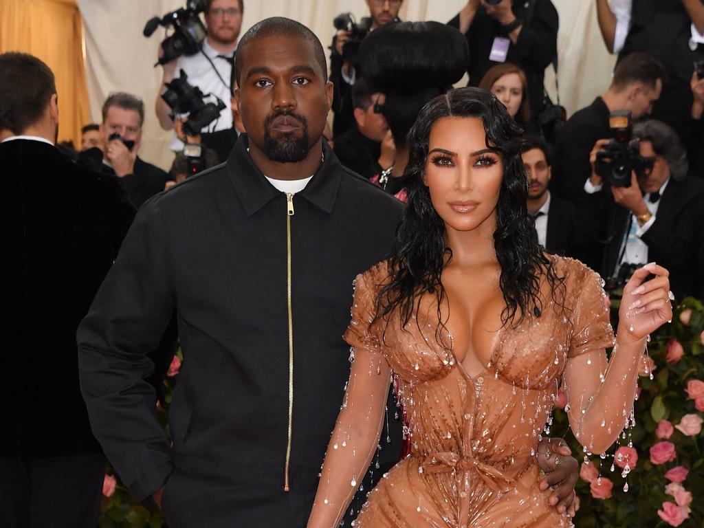 Kim Kardashian says she turned Kanye West onto Christianity. Picture: AFP