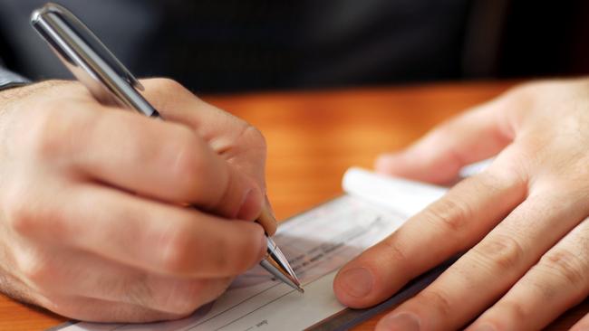 Australia is set to phase out cheques by 2030. Picture: iStock