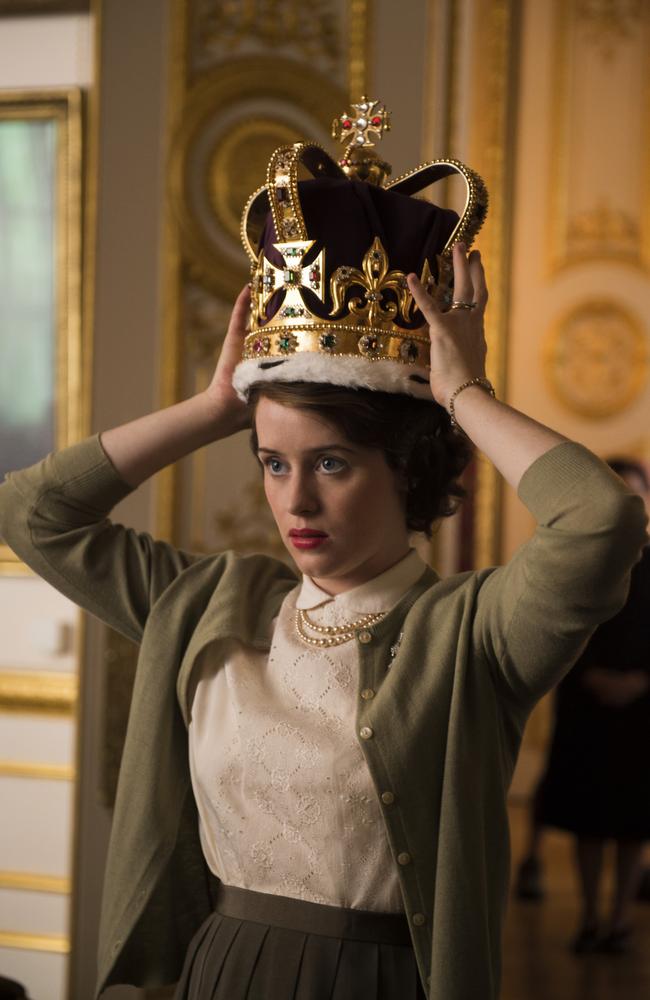 Gem ... Claire Foy plays a young Queen Elizabeth in Netflix drama series, The Crown. Picture: Supplied