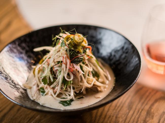 Coconut poached chicken at Longrain.