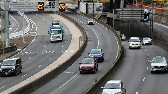 Sydney motorists will be hit with an increase on toll roads this week. Picture: NCA NewsWire / Gaye Gerard