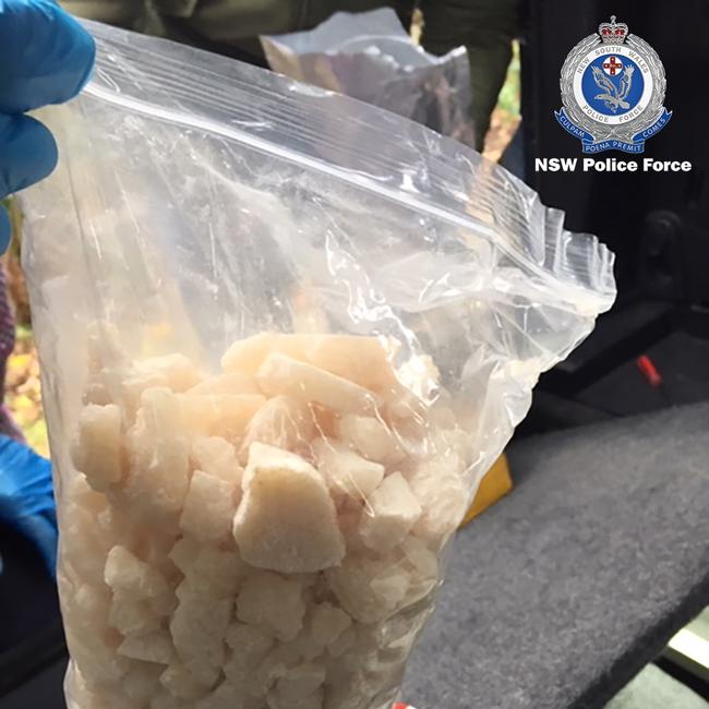 Police located 4kg of MDMA. Picture: NSW Police